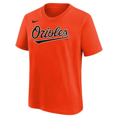 MLB Jackson Holliday Baltimore Orioles Nike Youth Name & Number T-Shirt