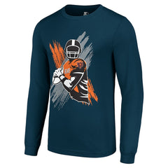 Starter Player X Logo Graphic Long Sleeve T-Shirt - Chicago Bears