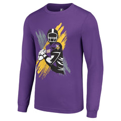 Starter Player X Logo Graphic Long Sleeve T-Shirt - Minnesota Vikings