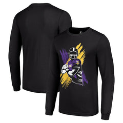 Starter Player X Logo Graphic Long Sleeve T-Shirt - Minnesota Vikings