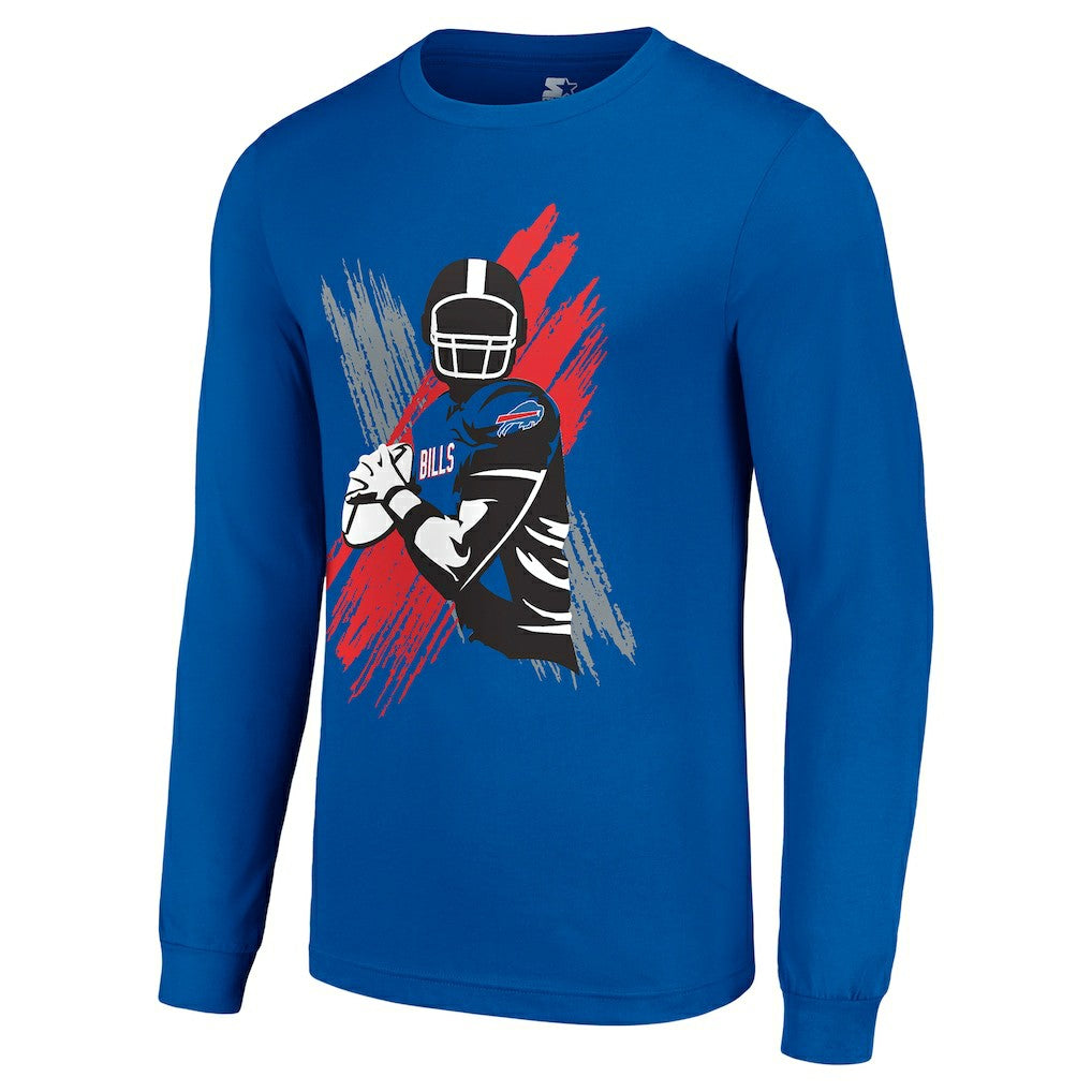 Starter Player X Logo Graphic Long Sleeve T-Shirt - Buffalo Bills