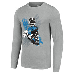 Starter Player X Logo Graphic Long Sleeve T-Shirt - Detroit Lions