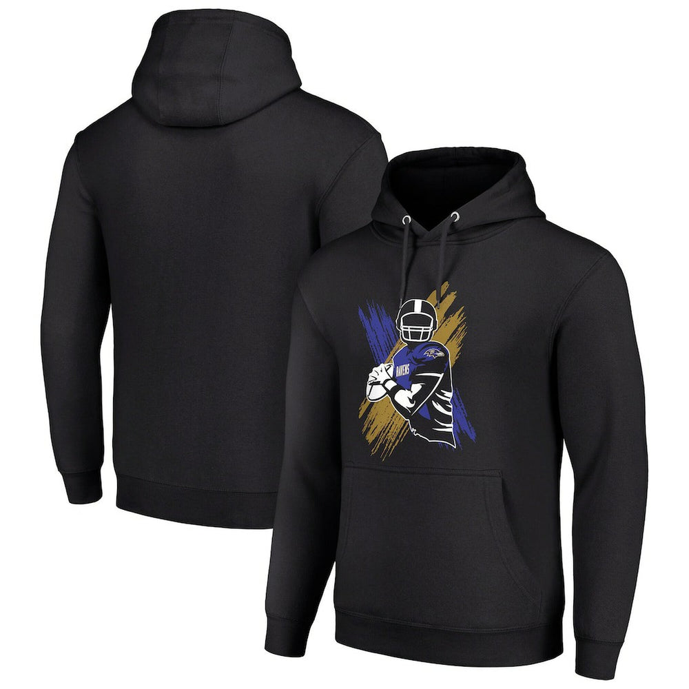 Starter Player X Fleece Pullover Hoodie - Baltimore Ravens