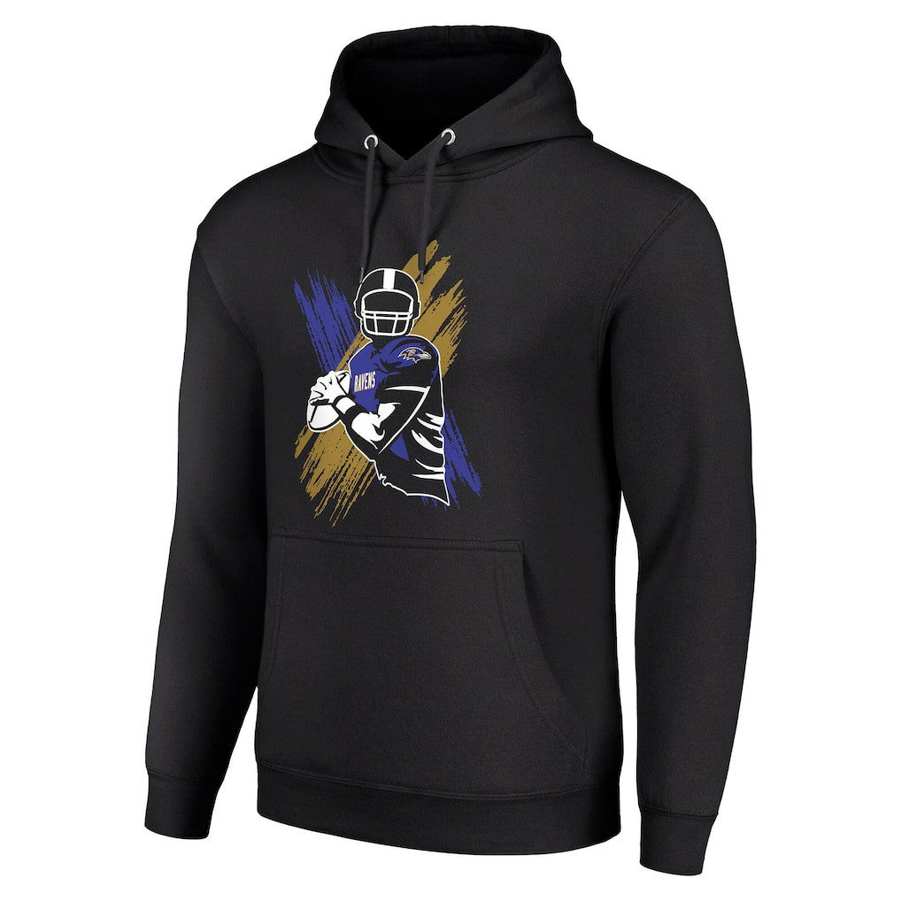 Starter Player X Fleece Pullover Hoodie - Baltimore Ravens