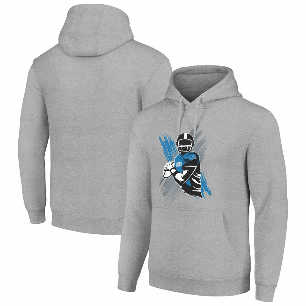 Starter Player X Fleece Pullover Hoodie - Detroit Lions