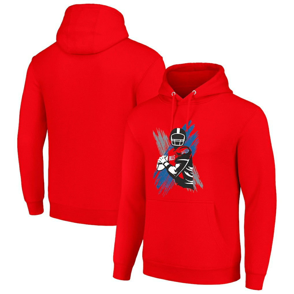 Starter Player X Fleece Pullover Hoodie - Buffalo Bills