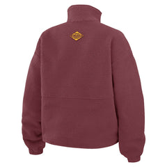 WEAR by Erin Andrews Women's Polar Fleece Half-Zip Jacket - Washington Commanders