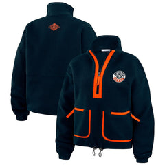 WEAR by Erin Andrews Women's Polar Fleece Half-Zip Jacket - Chicago Bears