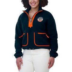 WEAR by Erin Andrews Women's Polar Fleece Half-Zip Jacket - Chicago Bears