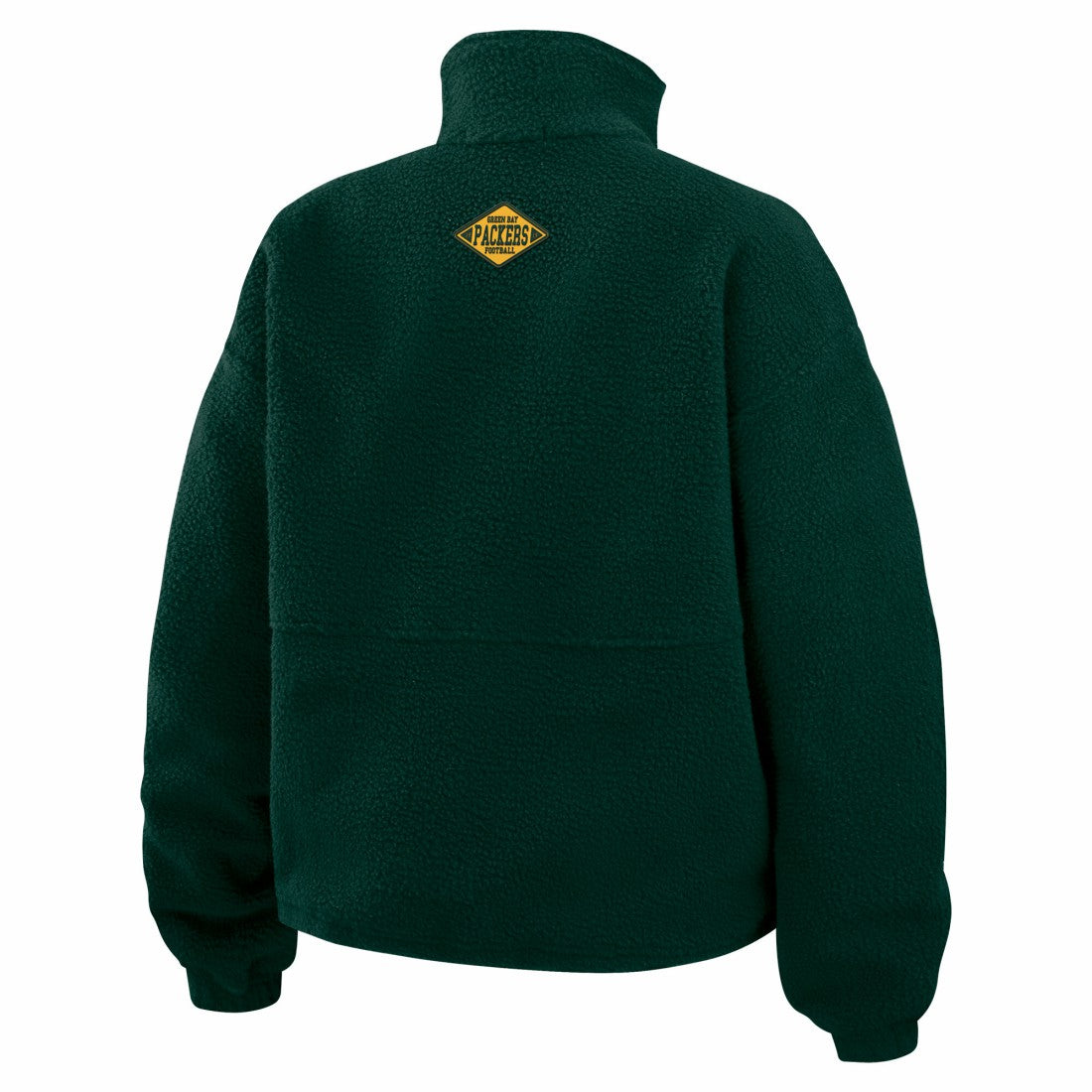 WEAR by Erin Andrews Women's Polar Fleece Half-Zip Jacket - Green Bay Packers