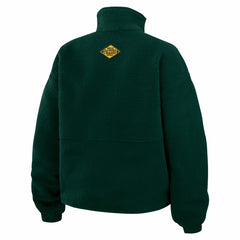 WEAR by Erin Andrews Women's Polar Fleece Half-Zip Jacket - Green Bay Packers