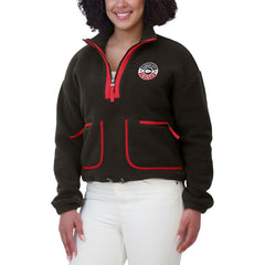WEAR by Erin Andrews Women's Polar Fleece Half-Zip Jacket - Kansas City Chiefs