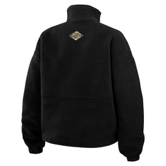 WEAR by Erin Andrews Women's Polar Fleece Half-Zip Jacket - New Orleans Saints