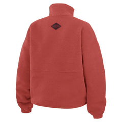 WEAR by Erin Andrews Women's Polar Fleece Half-Zip Jacket - San Francisco 49ers