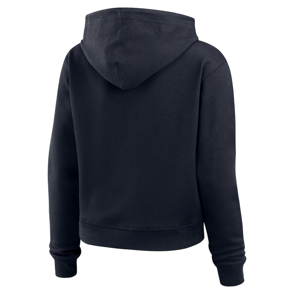 WEAR by Erin Andrews Women's Waffle Hoodie Pullover Top - Houston Texans