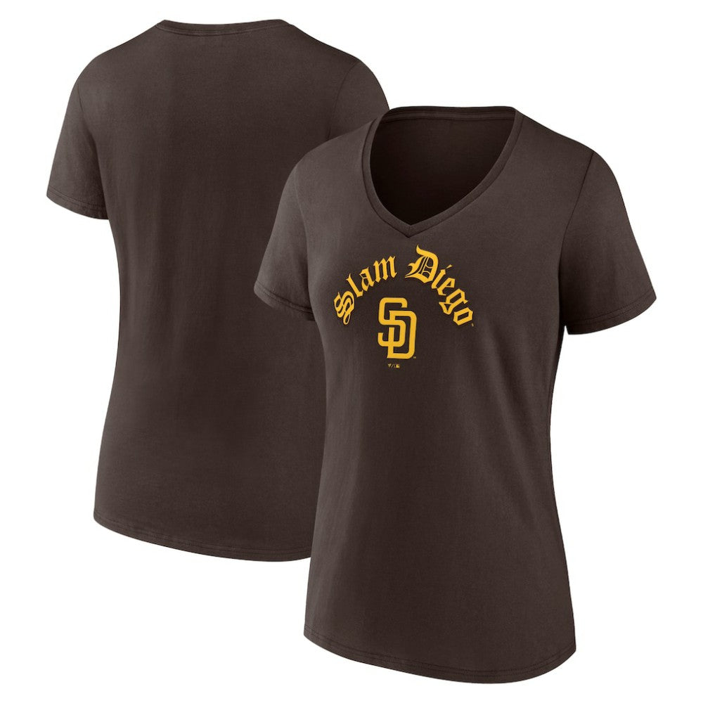 MLB San Diego Padres Fanatics Women's Local V-Neck T-Shirt