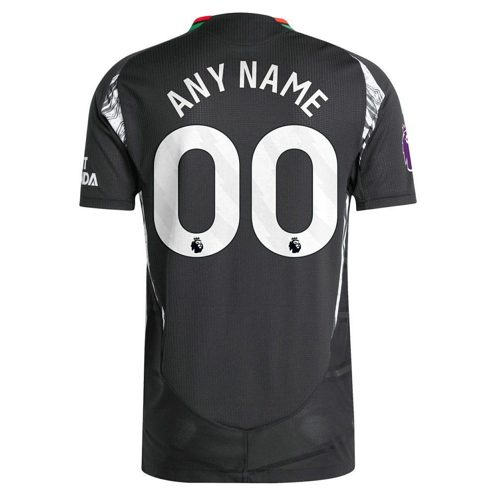 Arsenal 2024/25 Away Custom Jersey - Adidas Black