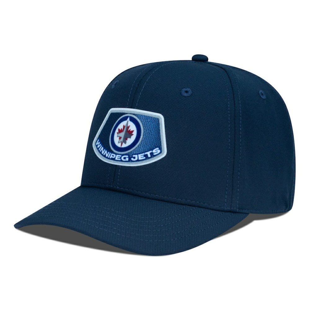 NHL Navy Winnipeg Jets Levelwear Rise Skylight Flex Hat