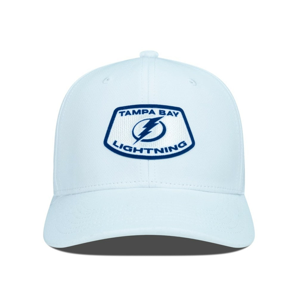 NHL White Tampa Bay Lightning Levelwear Rise Skylight Flex Hat
