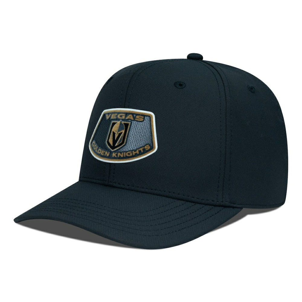 NHL Black Vegas Golden Knights Levelwear Rise Skylight Flex Hat