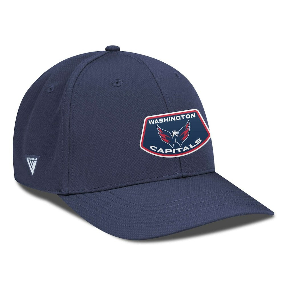 NHL Navy Washington Capitals Levelwear Rise Skylight Flex Hat