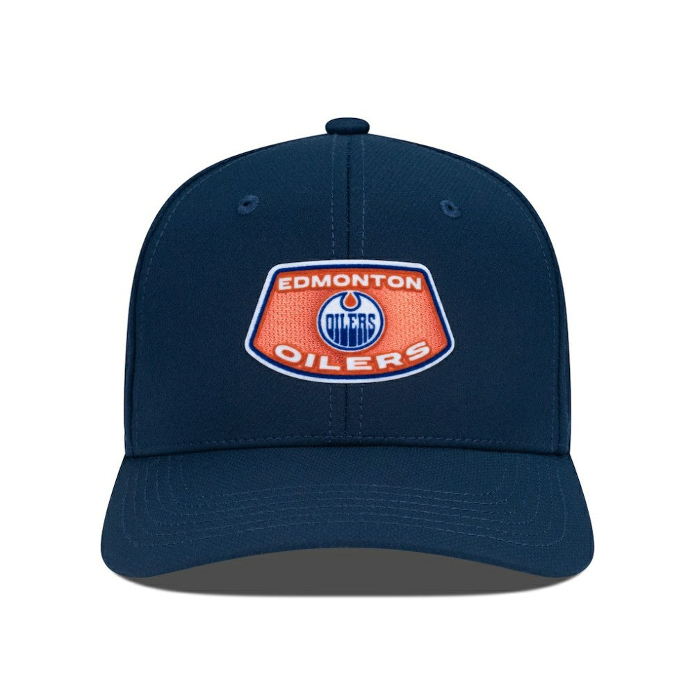 NHL Navy Edmonton Oilers Levelwear Rise Skylight Flex Hat
