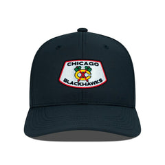 NHL Black Chicago Blackhawks Levelwear Rise Skylight Flex Hat