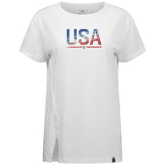 USWNT Levelwear Women's Influx Pixel T-Shirt -  White