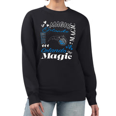 NBA Orlando Magic G-III 4Her by Carl Banks Women's Collage Team Graphic Fleece Pullover Sweatshirt