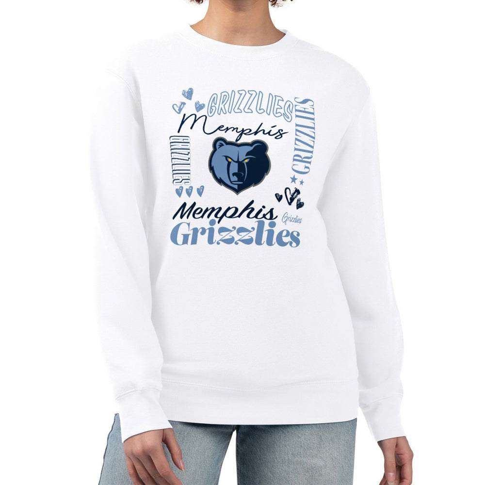 NBA Memphis Grizzlies G-III 4Her by Carl Banks Women's Collage Team Graphic Fleece Pullover Sweatshirt