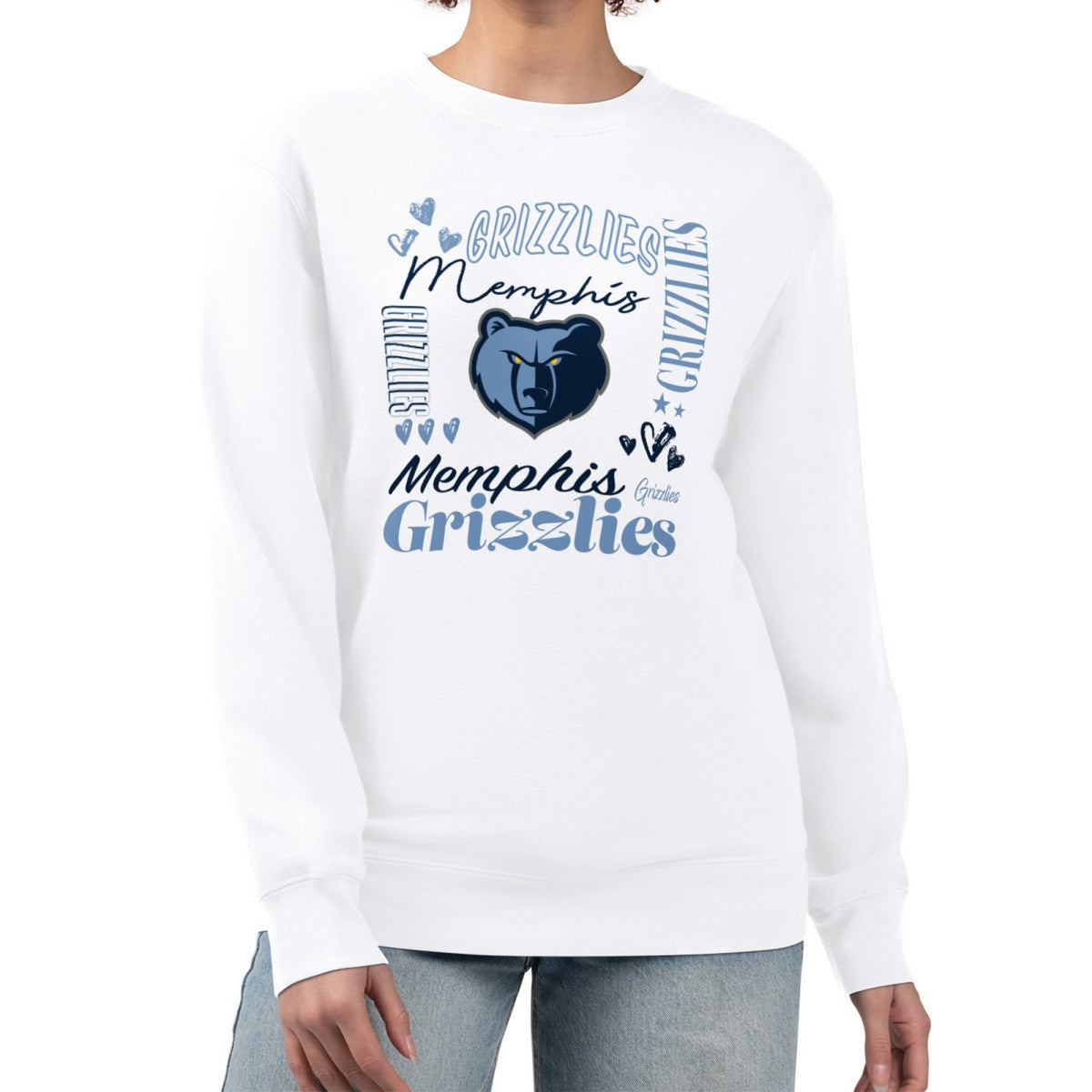 NBA Memphis Grizzlies G-III 4Her by Carl Banks Women's Collage Team Graphic Fleece Pullover Sweatshirt