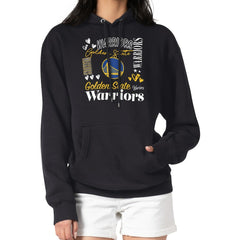 NBA Golden State Warriors G-III 4Her by Carl Banks Women's Team Collage Graphic Fleece Pullover Hoodie sale