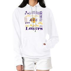 NBA Los Angeles Lakers G-III 4Her by Carl Banks Women's Team Collage Graphic Fleece Pullover Hoodie