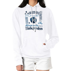 NBA Minnesota Timberwolves G-III 4Her by Carl Banks Women's Team Collage Graphic Fleece Pullover Hoodie
