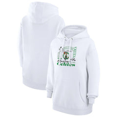 NBA Boston Celtics G-III 4Her by Carl Banks Women's Team Collage Graphic Fleece Pullover Hoodie