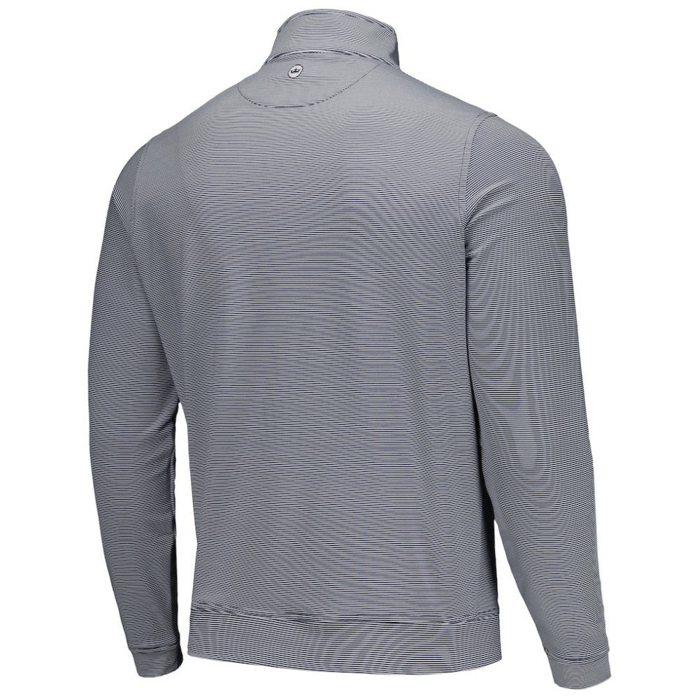 MLB Houston Astros Peter Millar Perth Sugar Stripe Performance Quarter-Zip Top