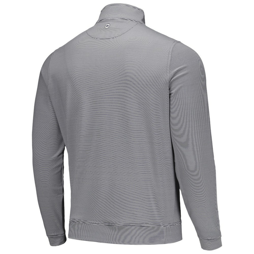 MLB Baltimore Orioles Peter Millar Perth Sugar Stripe Performance Quarter-Zip Top