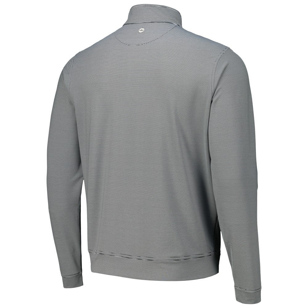 MLB Cincinnati Reds Peter Millar Perth Sugar Stripe Performance Quarter-Zip Top