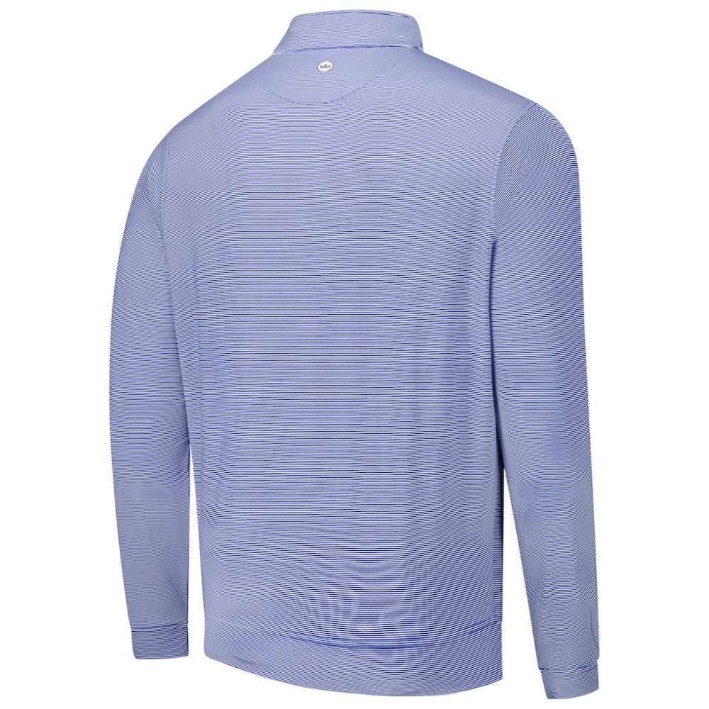 MLB Philadelphia Phillies Peter Millar Perth Sugar Stripe Performance Quarter-Zip Top