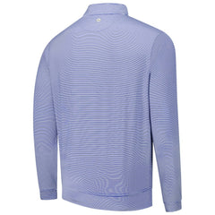 MLB Philadelphia Phillies Peter Millar Perth Sugar Stripe Performance Quarter-Zip Top