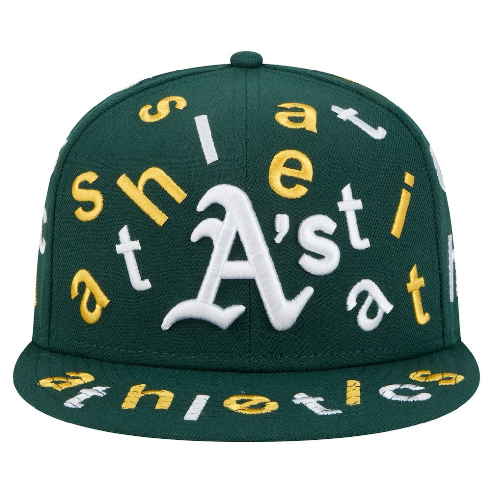 MLB Oakland Athletics New Era Team Confetti 59FIFTY Fitted Hat
