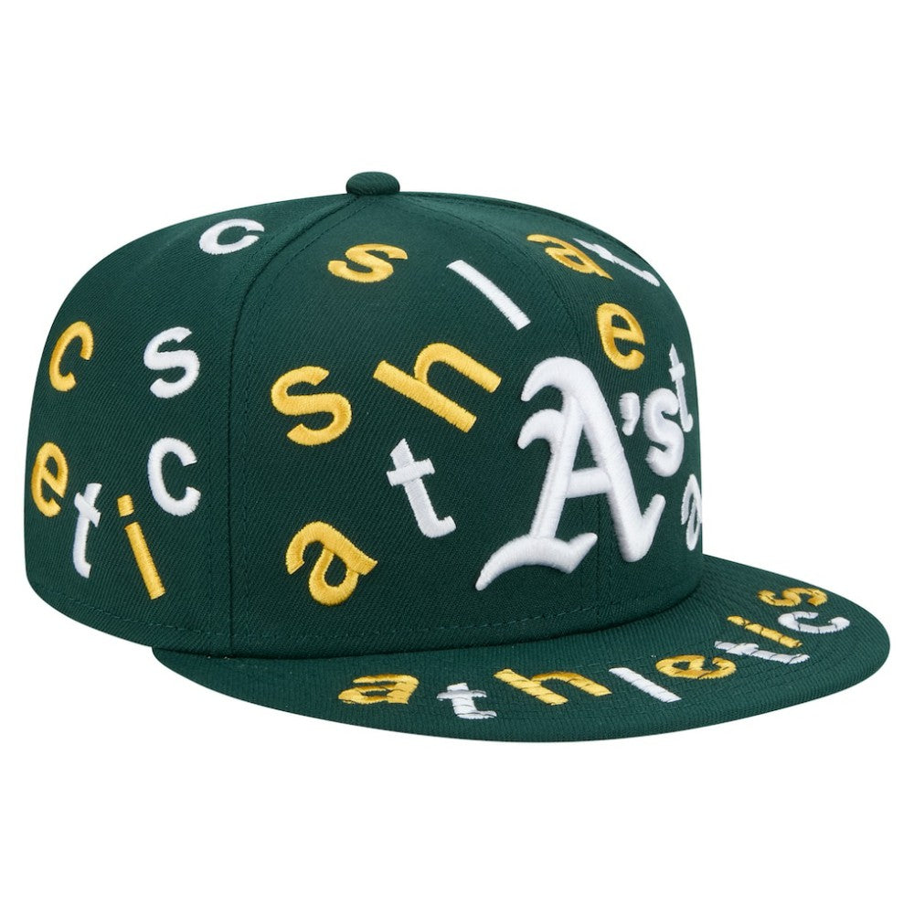 MLB Oakland Athletics New Era Team Confetti 59FIFTY Fitted Hat