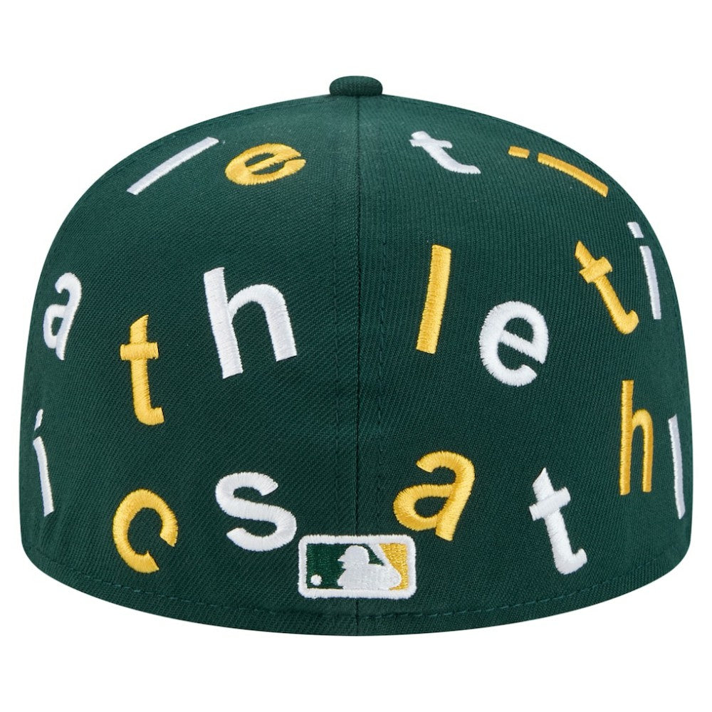 MLB Oakland Athletics New Era Team Confetti 59FIFTY Fitted Hat