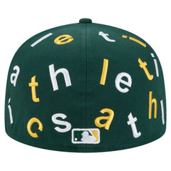 MLB Oakland Athletics New Era Team Confetti 59FIFTY Fitted Hat