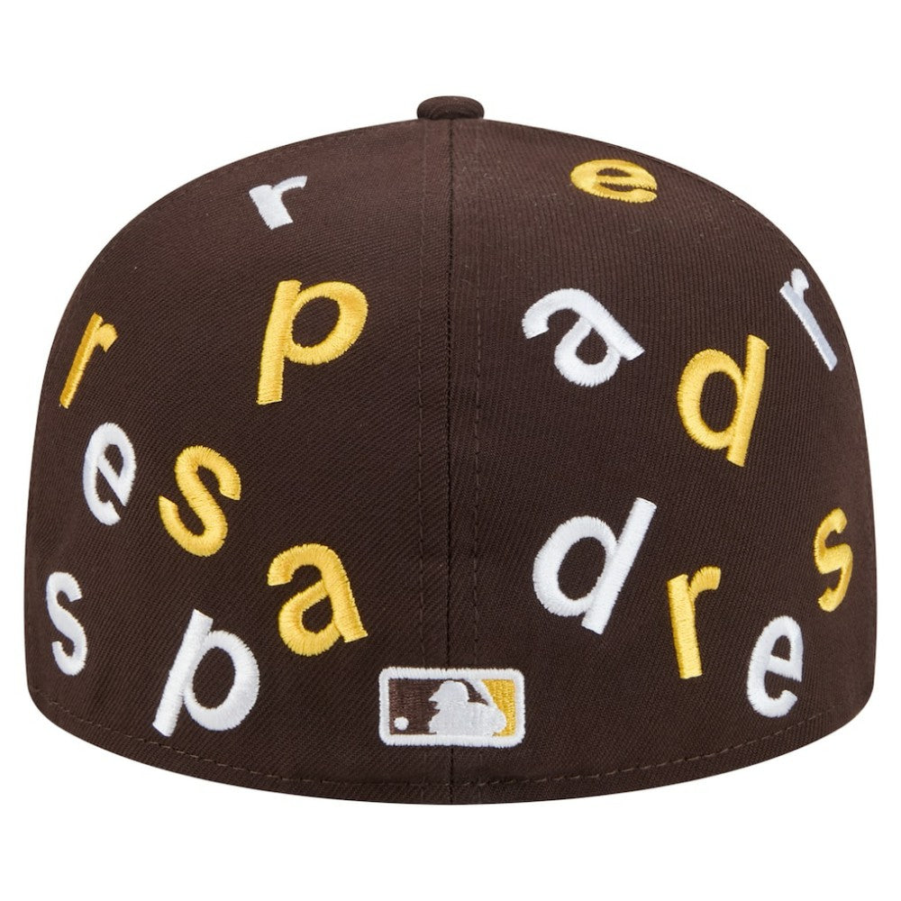 MLB San Diego Padres New Era Team Confetti 59FIFTY Fitted Hat