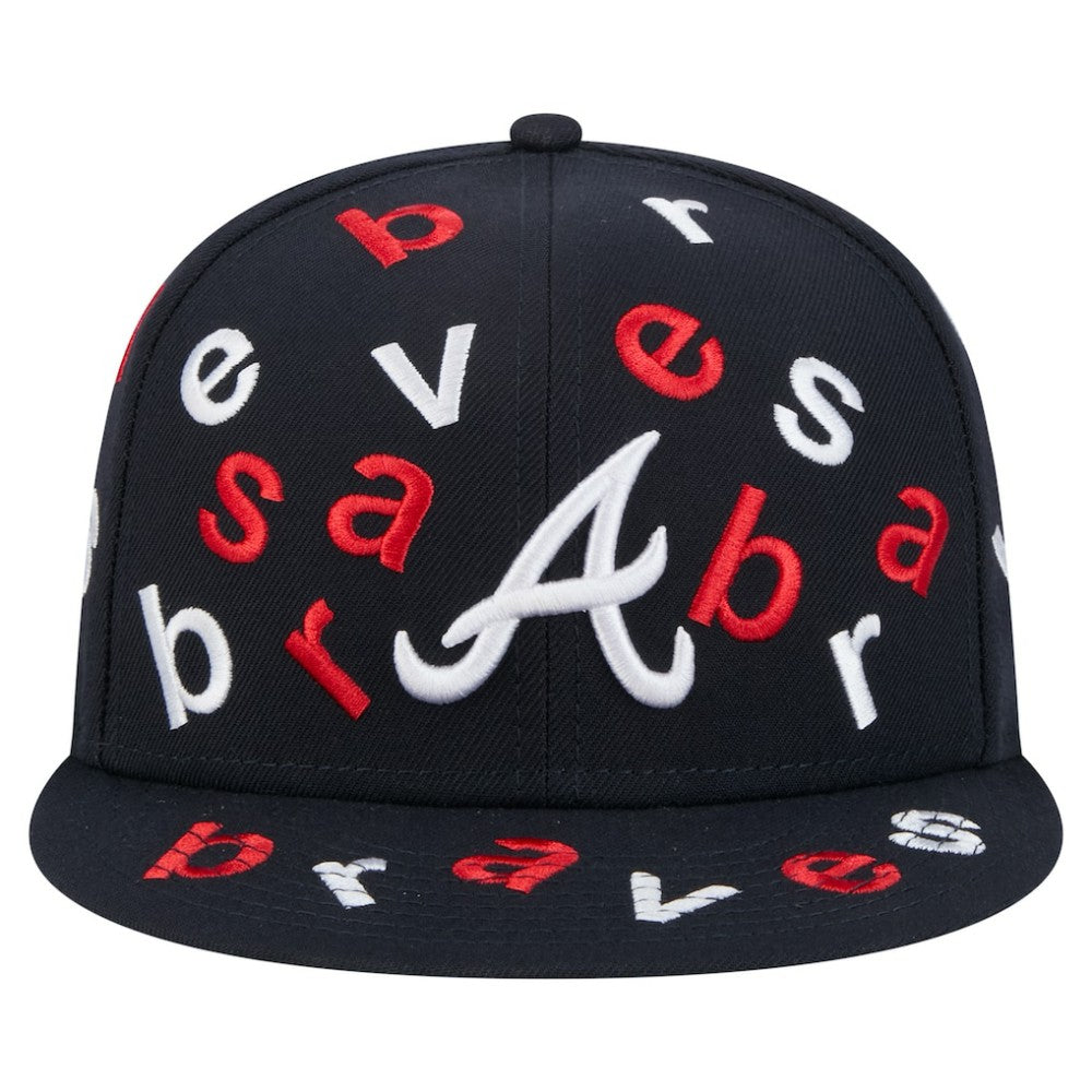 MLB Atlanta Braves New Era Team Confetti 59FIFTY Fitted Hat