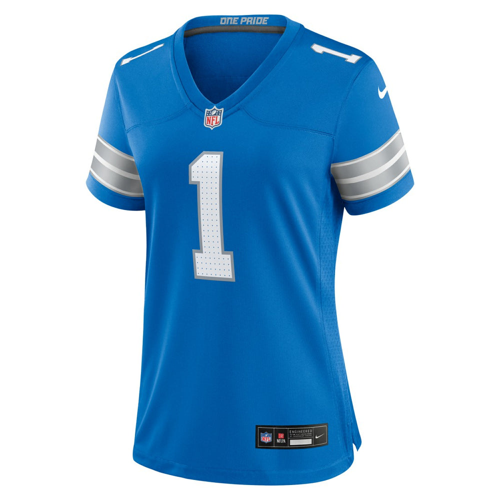 Number 1 Mom  Game Jersey - Detroit Lions
