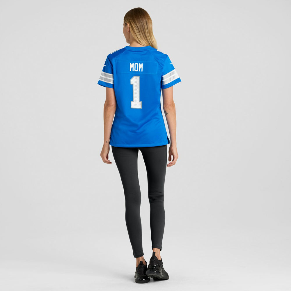 Number 1 Mom  Game Jersey - Detroit Lions