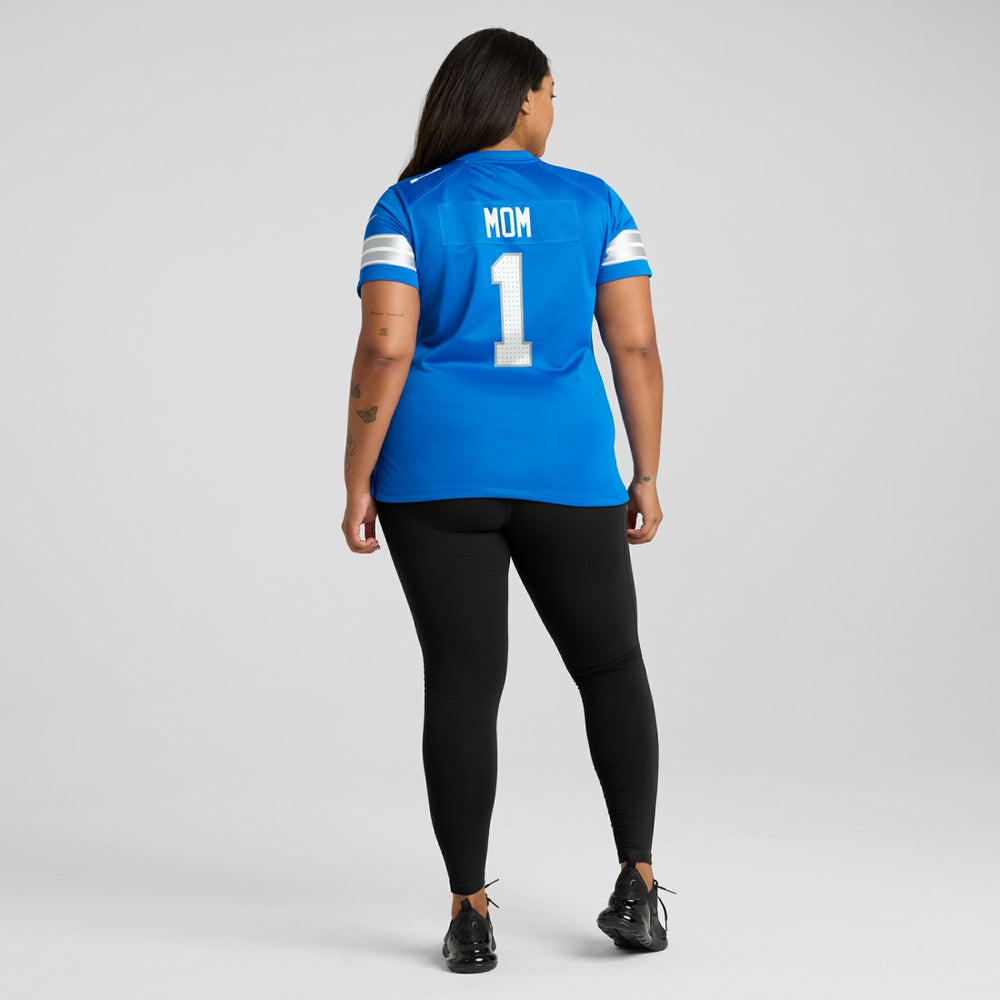 Number 1 Mom  Game Jersey - Detroit Lions