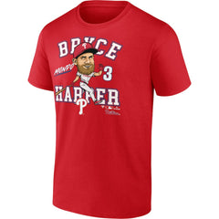 MLB Bryce Harper Philadelphia Phillies Fanatics Hometown Caricature T-Shirt